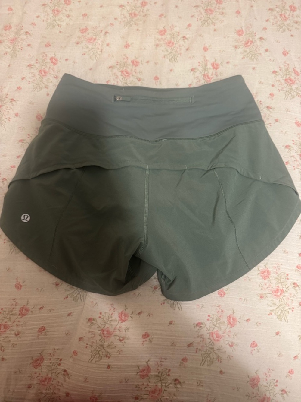 lululemon athletica Olive Green High-Rise Athletic Shorts